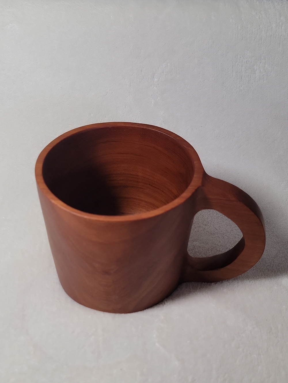 Handcarved Teak Mug